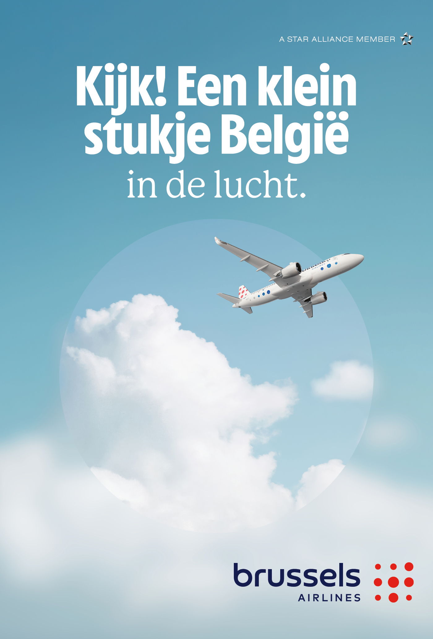Brussels Airlines en TBWA creëren een klein stukje België in de lucht.