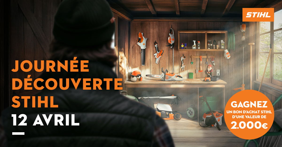 Venez-vous recharger pour cette saison de gardinage lors de la Journée Découverte STIHL