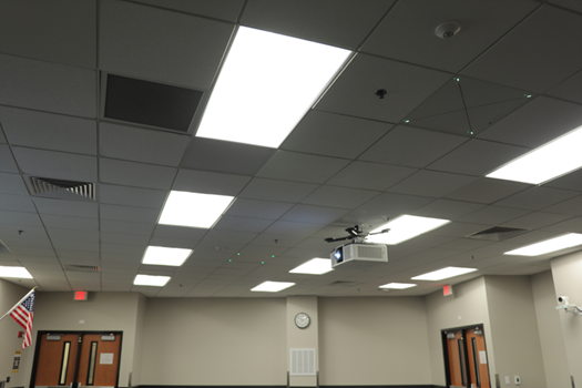 TeamConnect Ceiling 2 microphones, UCF classroom