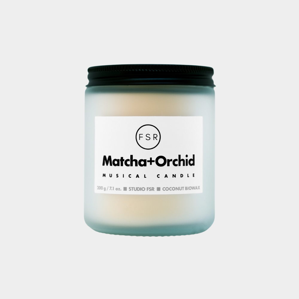 Matcha+Orchid Musical Candle by STUDIO FSR
