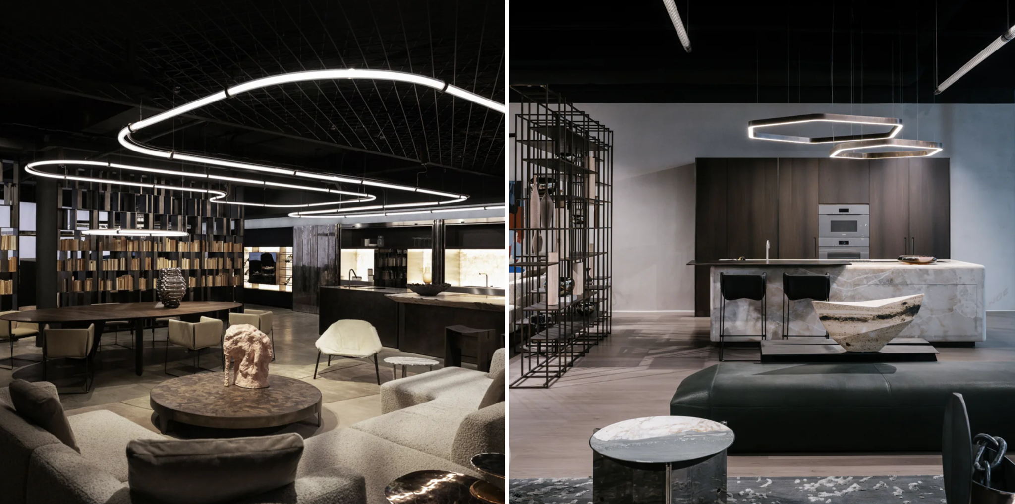 London Flagship Store (left), Miami Flagship Store (right) London Flagship Store (left), Miami Flagship Store (right)