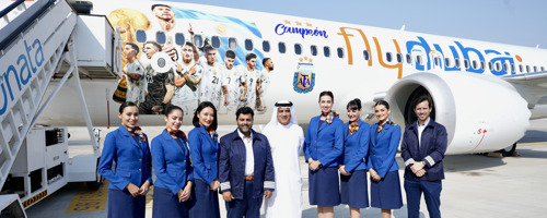 flydubai celebrates Argentina national football team’s world cup victory with two special liveries
