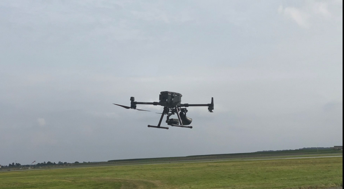 Brussels Airport and skeyes test use of drones for bird control during normal operations