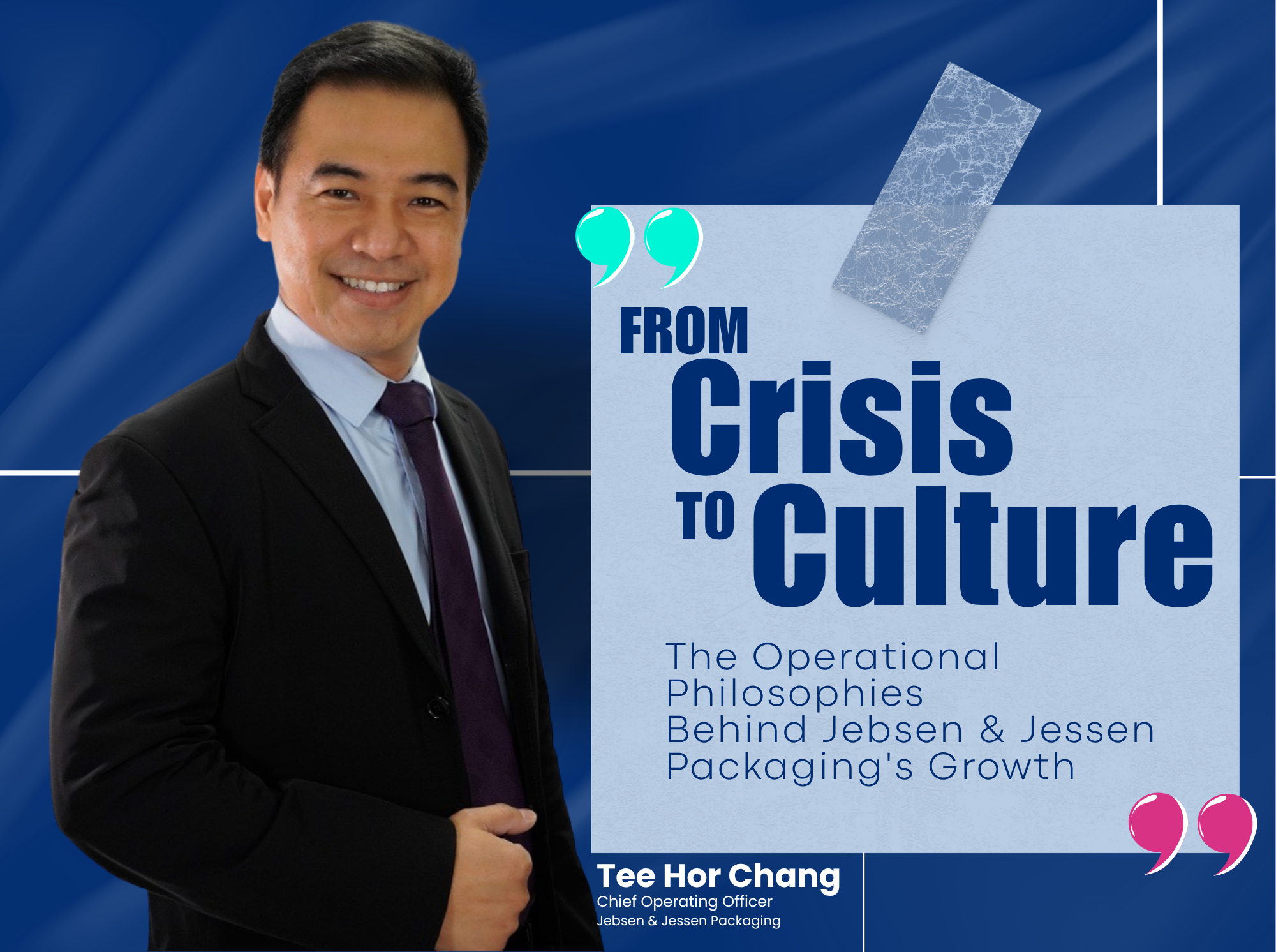 From Crisis to Culture
