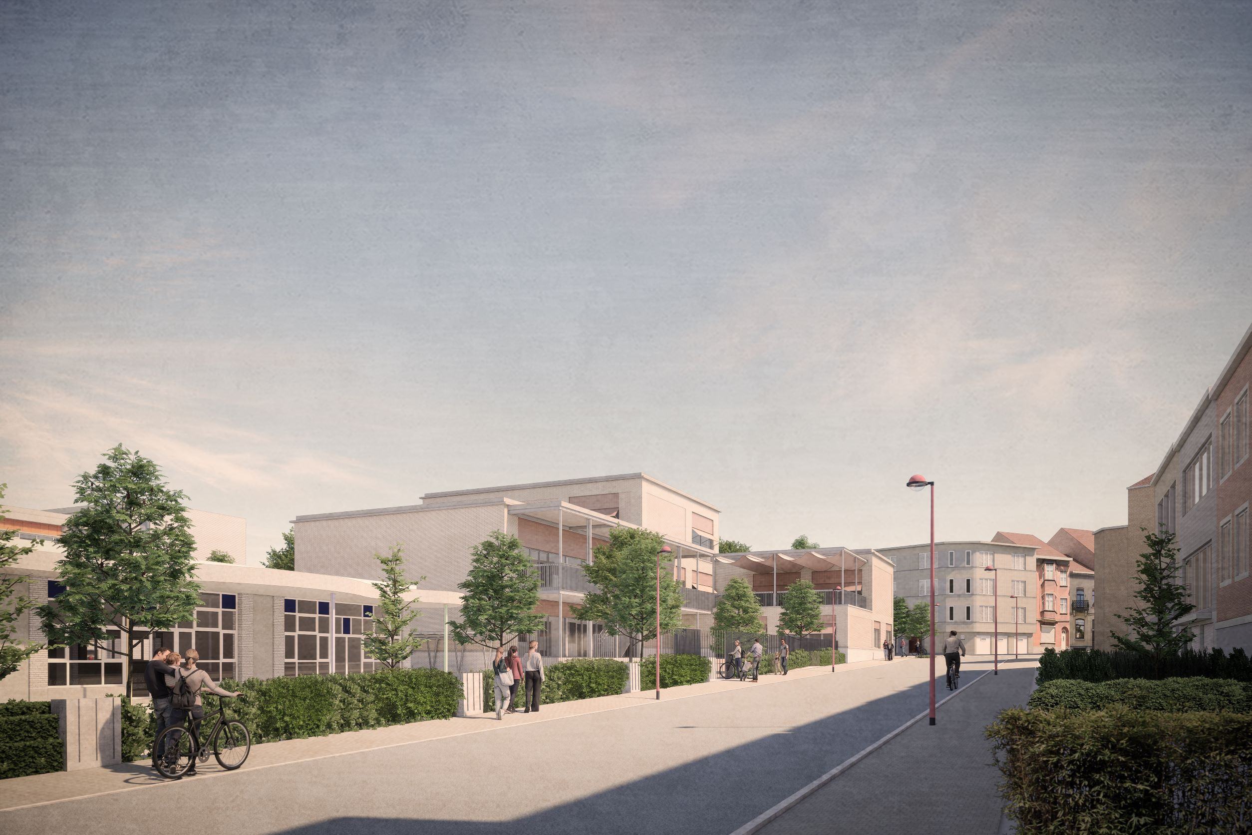 6,1 millions pour la construction d'une nouvelle école fondamentale et d'une DKO à Jette