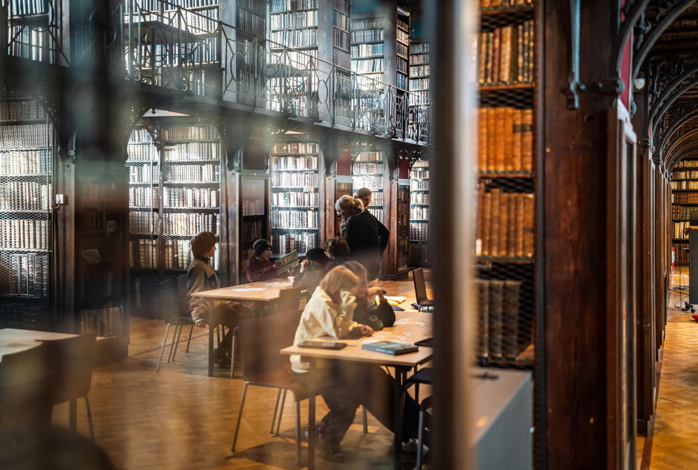 Workshop Cirkelheden in de Erfgoedbibliotheek Hendrik Conscience | foto: LUCID
