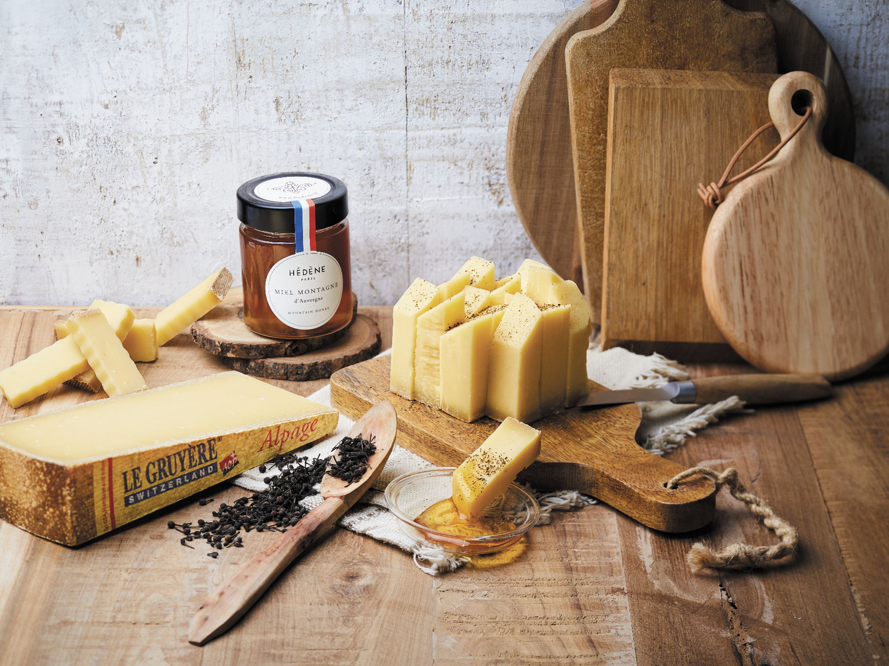 Smaakexplosie: honing x Le Gruyère AOP