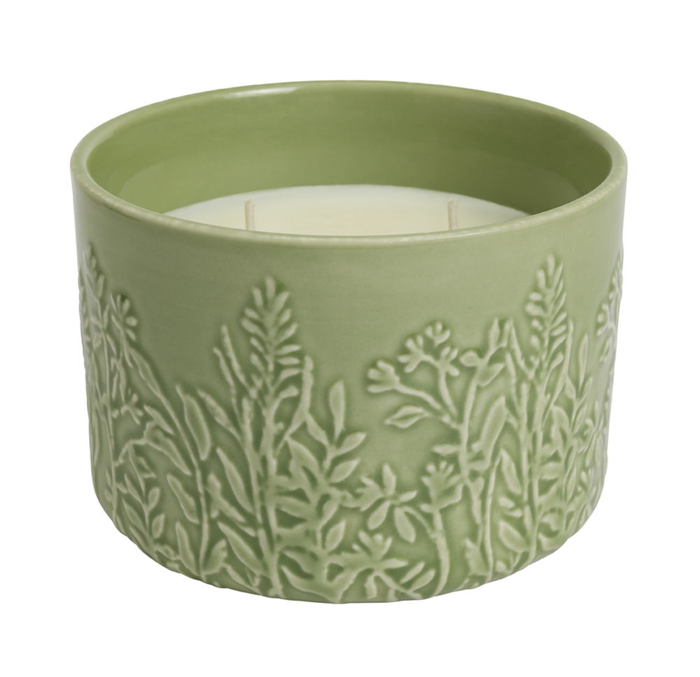 Habitat Ceramic Embossed Candle Large, £10