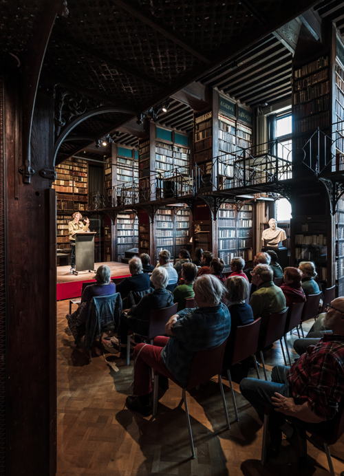 Lezing in de Nottebohmzaal | Erfgoedbibliotheek Hendrik Conscience | Foto: LUCID