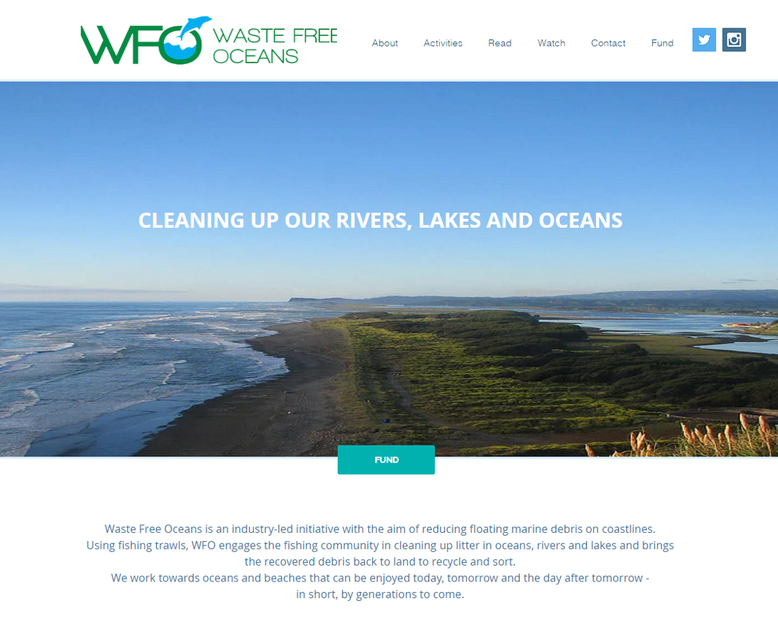Waste Free Oceans launches new Website