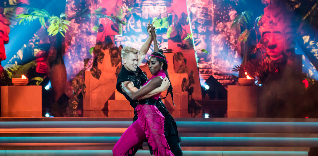 Latin Night nekt Elodie Ouedraogo in Dancing With The Stars