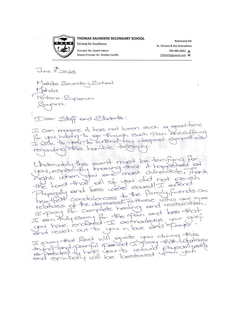 Tribute to Mahia by Anjali Gibson from Saint Vincent and the Grenadines Page 1 of 2 Tribute to Mahia by Anjali Gibson from Saint Vincent and the Grenadines Page 1 of 2