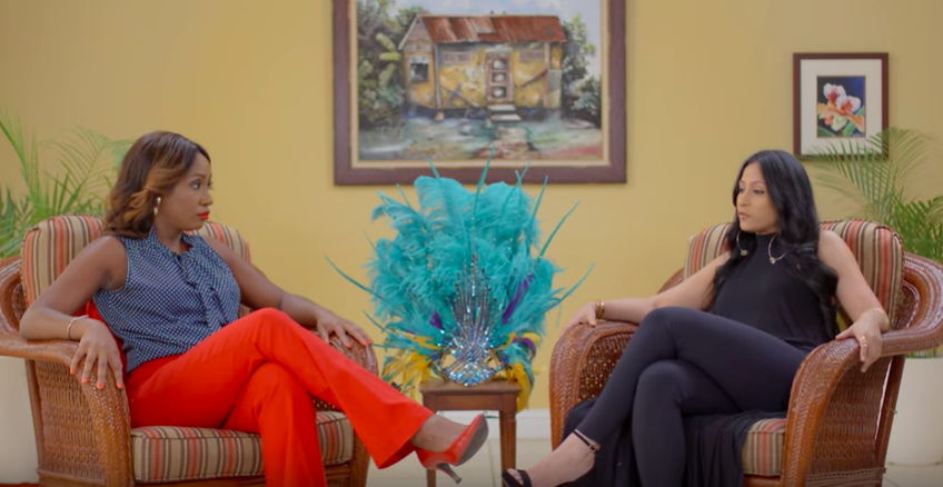 Carla Parris and Fashion Designer, Entrepreneur & Social Media Influencer Chandra Maharaj.