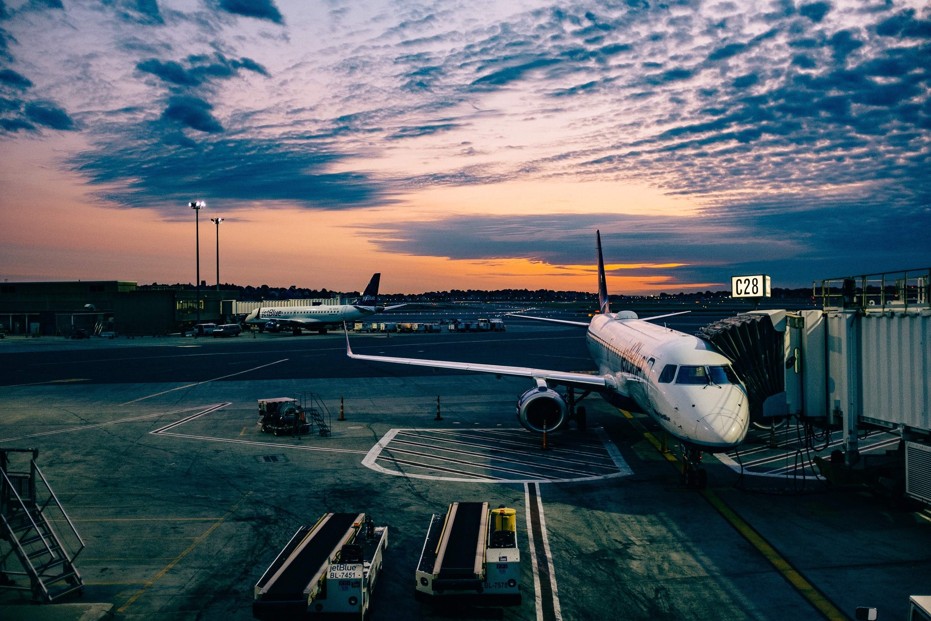 New Vent Airlines parking space at LAX