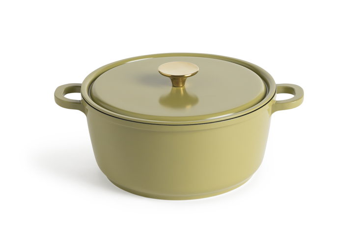 Habitat Citrine Cast Iron Casserole Dish, £37