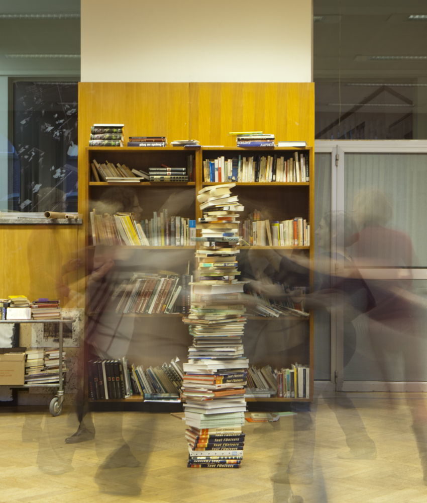 Bibliolympische Spelen: wie wordt de beste boekentorenbouwer?
© Andrea Messana