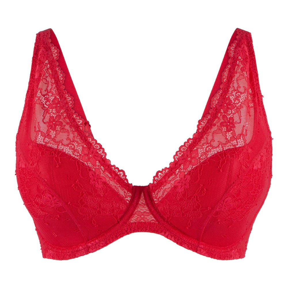 LingaDore FW25 1400 6 TrianglePlungeBra Red 49 95 EUR