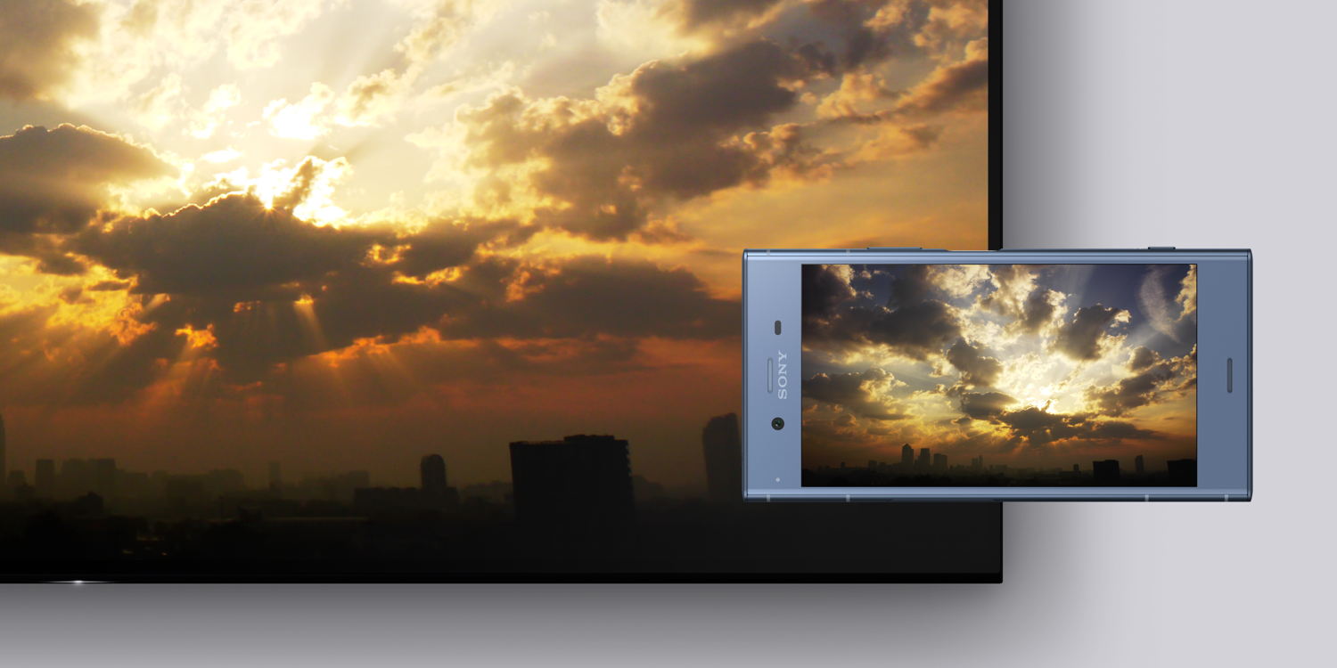 Para una mejor experiencia, disfruta de tus películas favoritas en el Xperia XZ1, cuya pantalla usa la tecnología de las televisiones Sony BRAVIA®