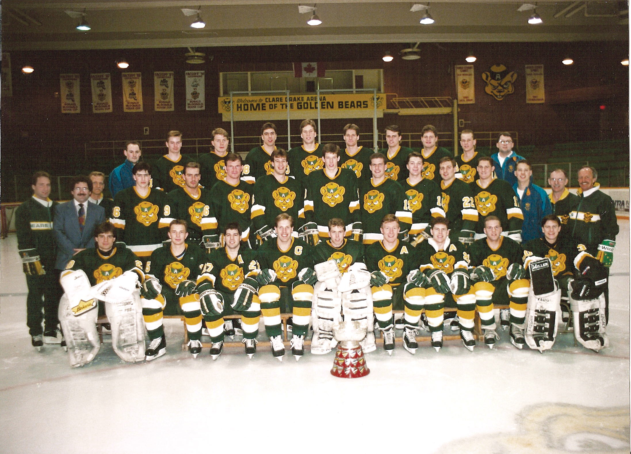 Golden Bears 1991-92 Team Photo