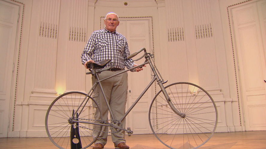 Lucien en zijn fiets