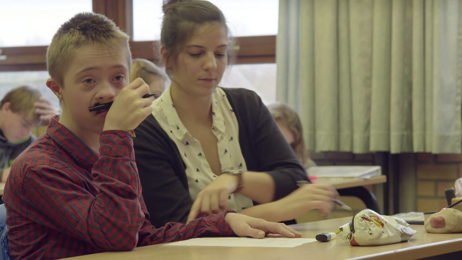Bang voor beperking. 
(c) VRT