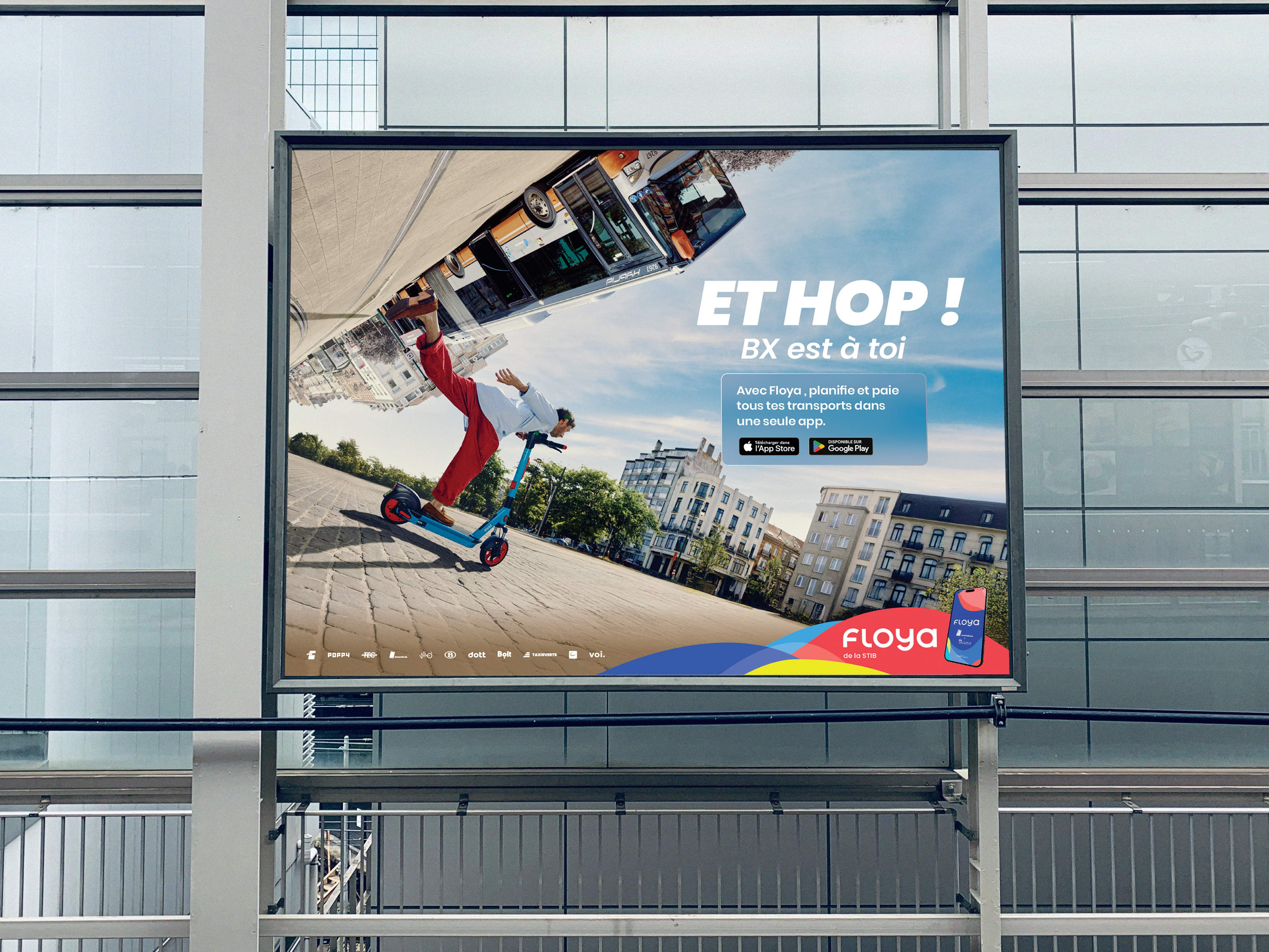 AKQA Brussels et Floya présentent leur première campagne de communication ensemble : « Et hop, BX est à toi ! »