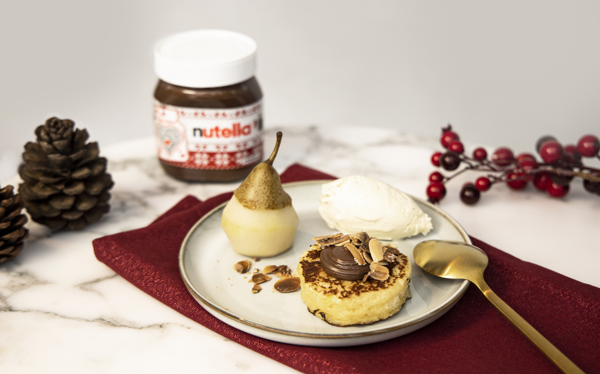Wim Ballieu & Nutella® imaginent le dessert gourmand et réconfortant idéal pour les fêtes de fin d’année
