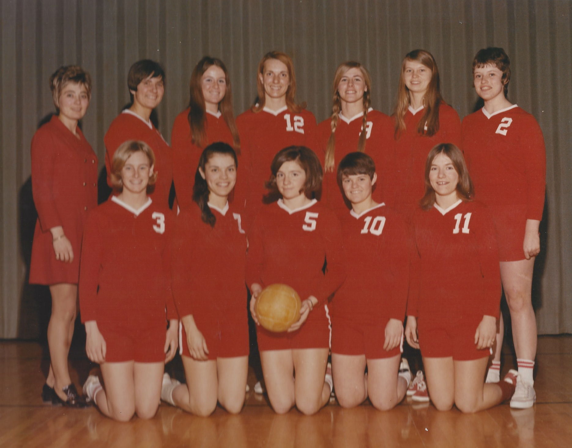 1969-70 University of Calgary Women's Volleyball Team Photo