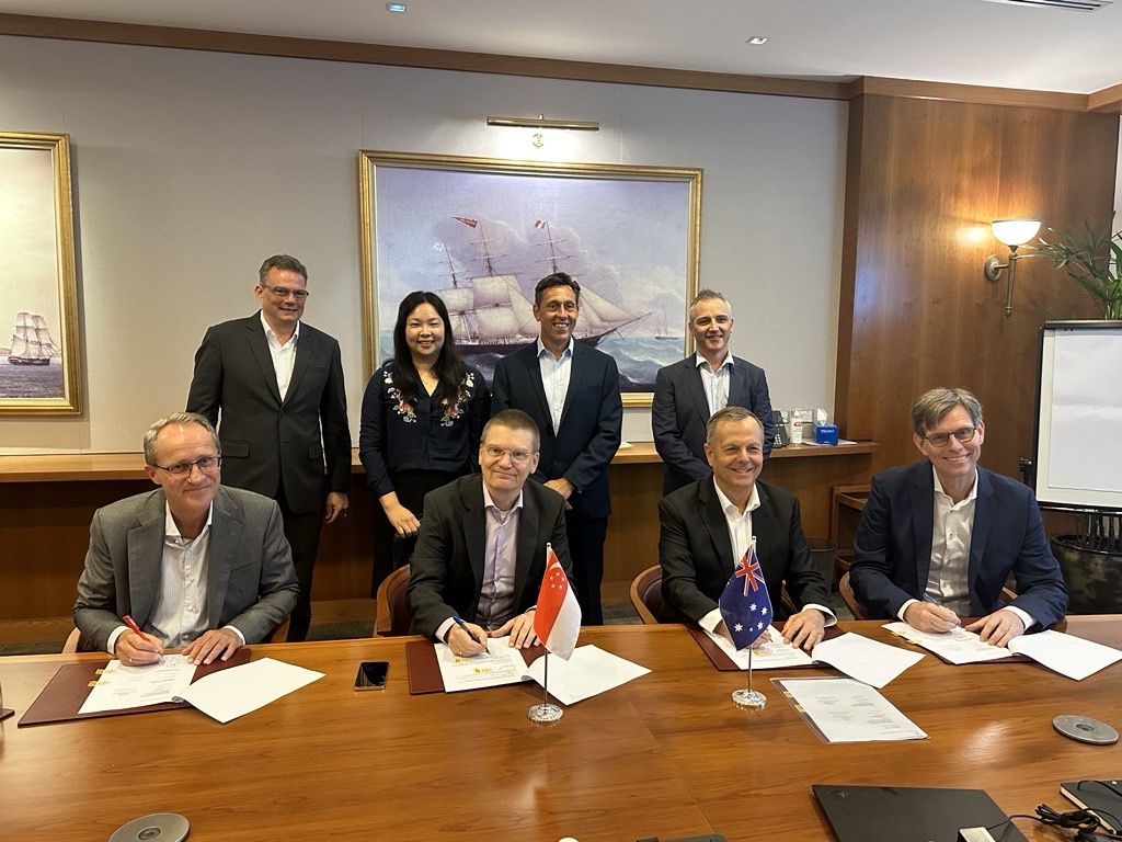 Jebsen & Jessen Group and Safetech sign a strategic partnership agreement at Jebsen & Jessen headquarters in Singapore.