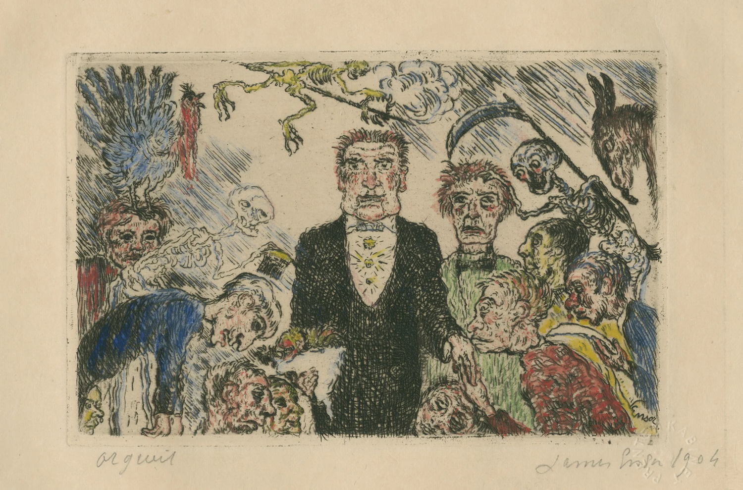 Museum Plantin-Moretus, De hoogmoed, James Ensor (1904)