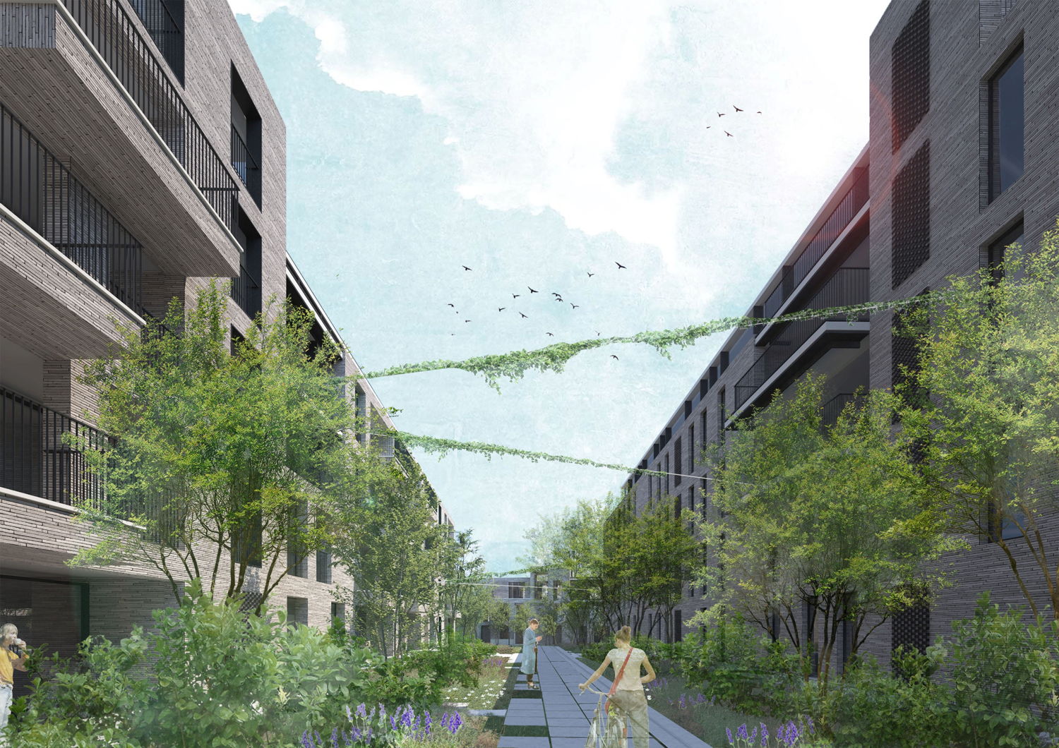 De site wordt in de eerste plaats een groene en autoluwe woonwijk