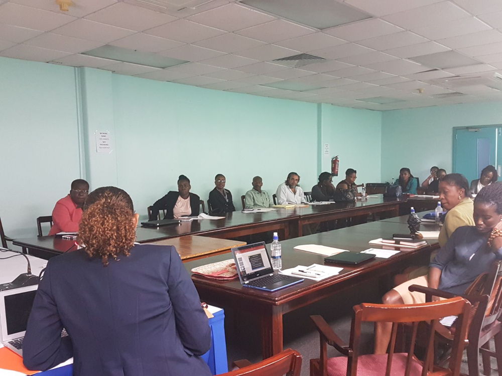 Workshop conducted for the National Assessment Team (NAT) of the Government of St. Vincent and the Grenadines