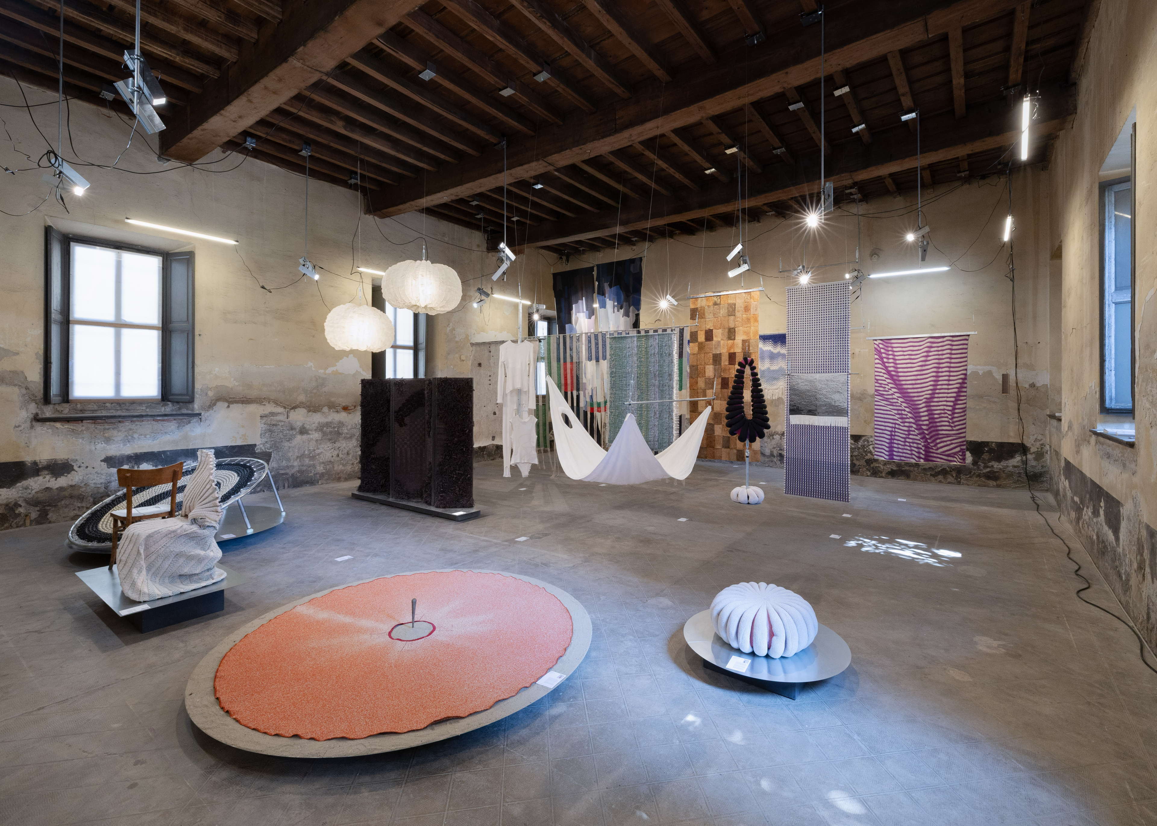 Belgium is Design presents textile exhibition 'Woven Whispers' at Alcova for Milan Design Week.