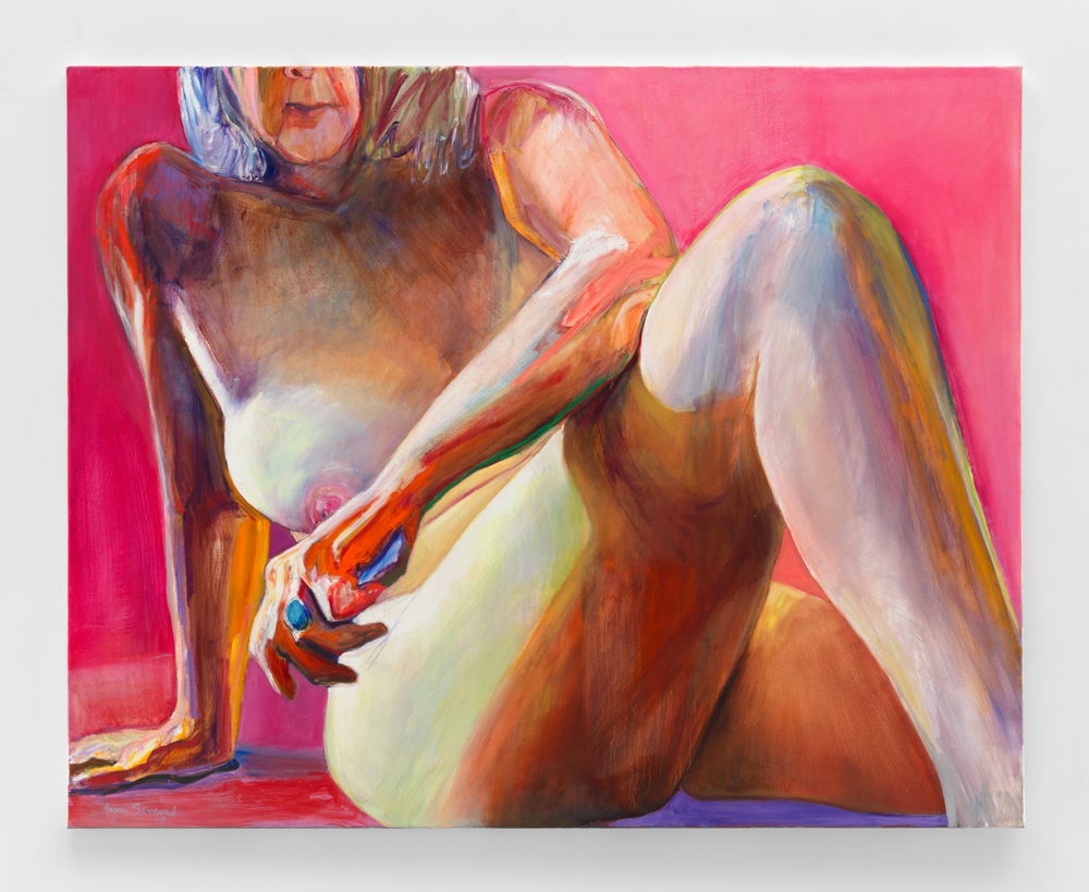 Joan Semmel, Pink Lean, 2019