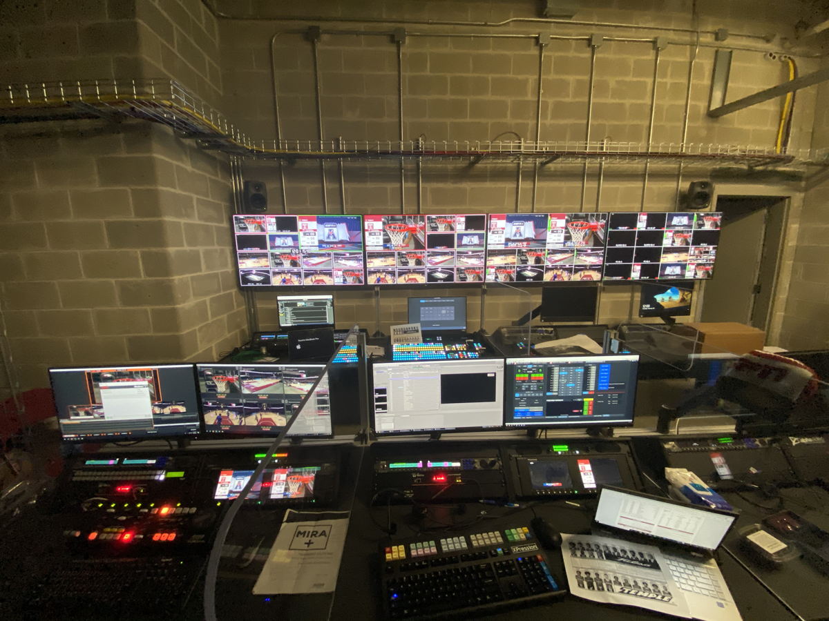 Temple University's Broadcast Room