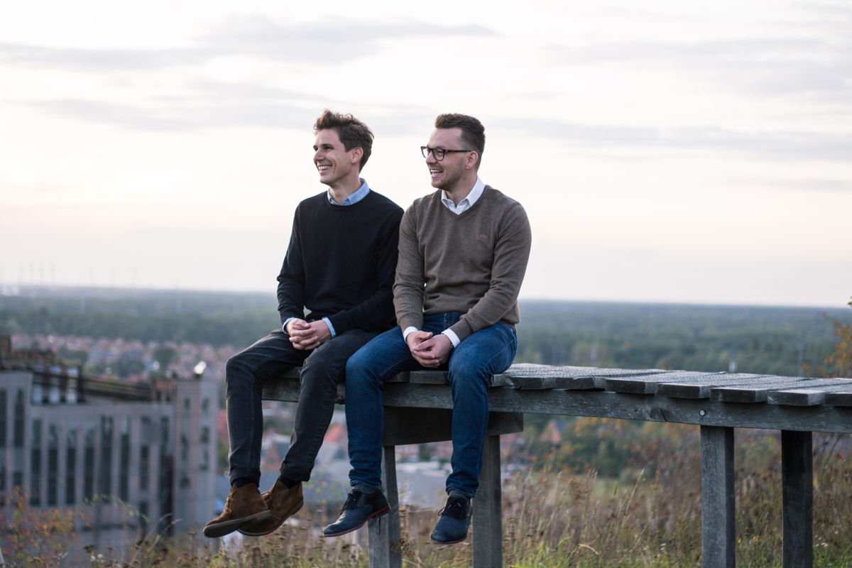 Thomas Celen & Wouter Schoofs, founders van Zapfloor