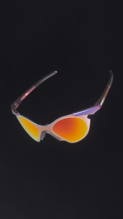BRAIN DEAD X OAKLEY FACTORY TEAM FW23 SUB ZERO BLUE FLAMES WITH PRIZM RUBY