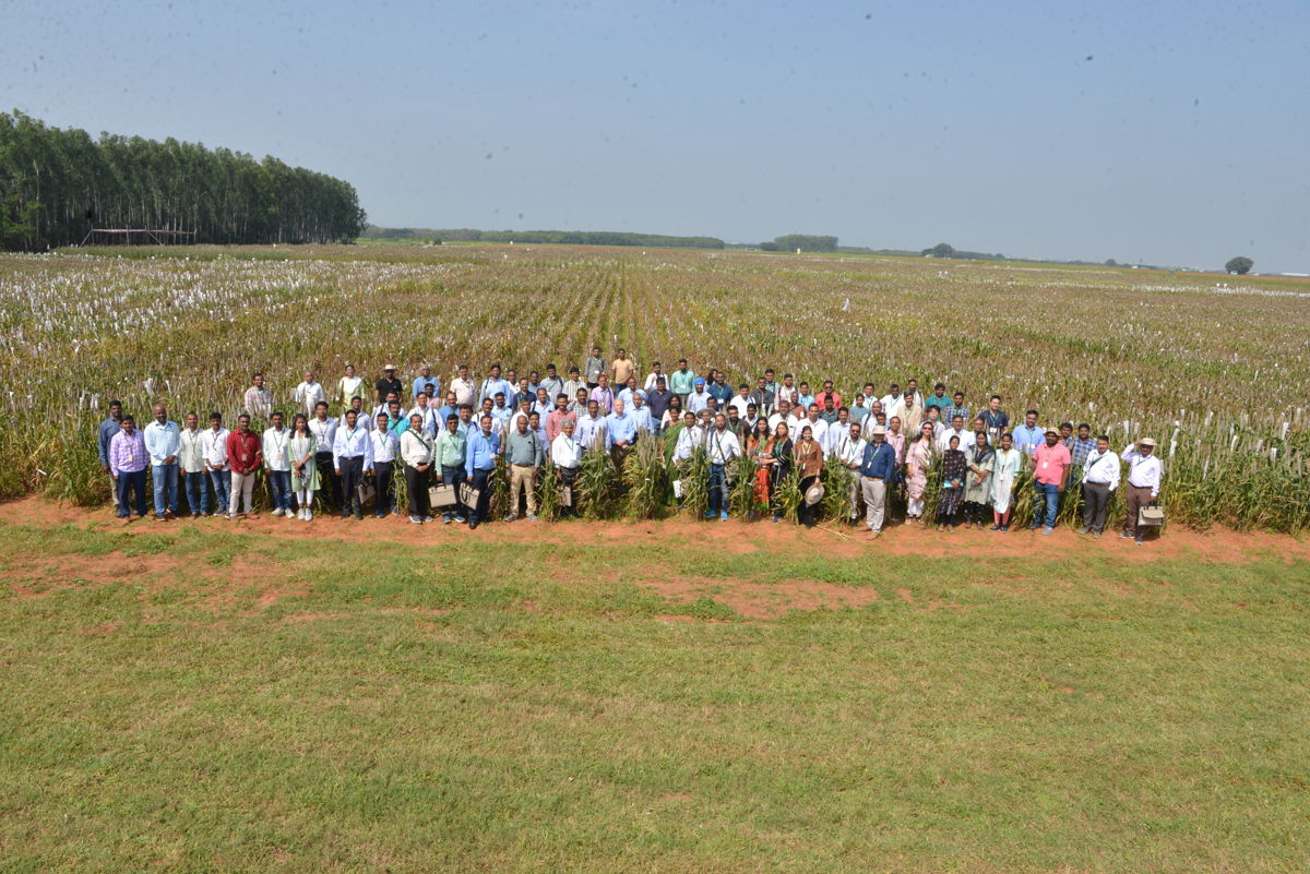 Participants during Pearl Millet scientists field day visit. 