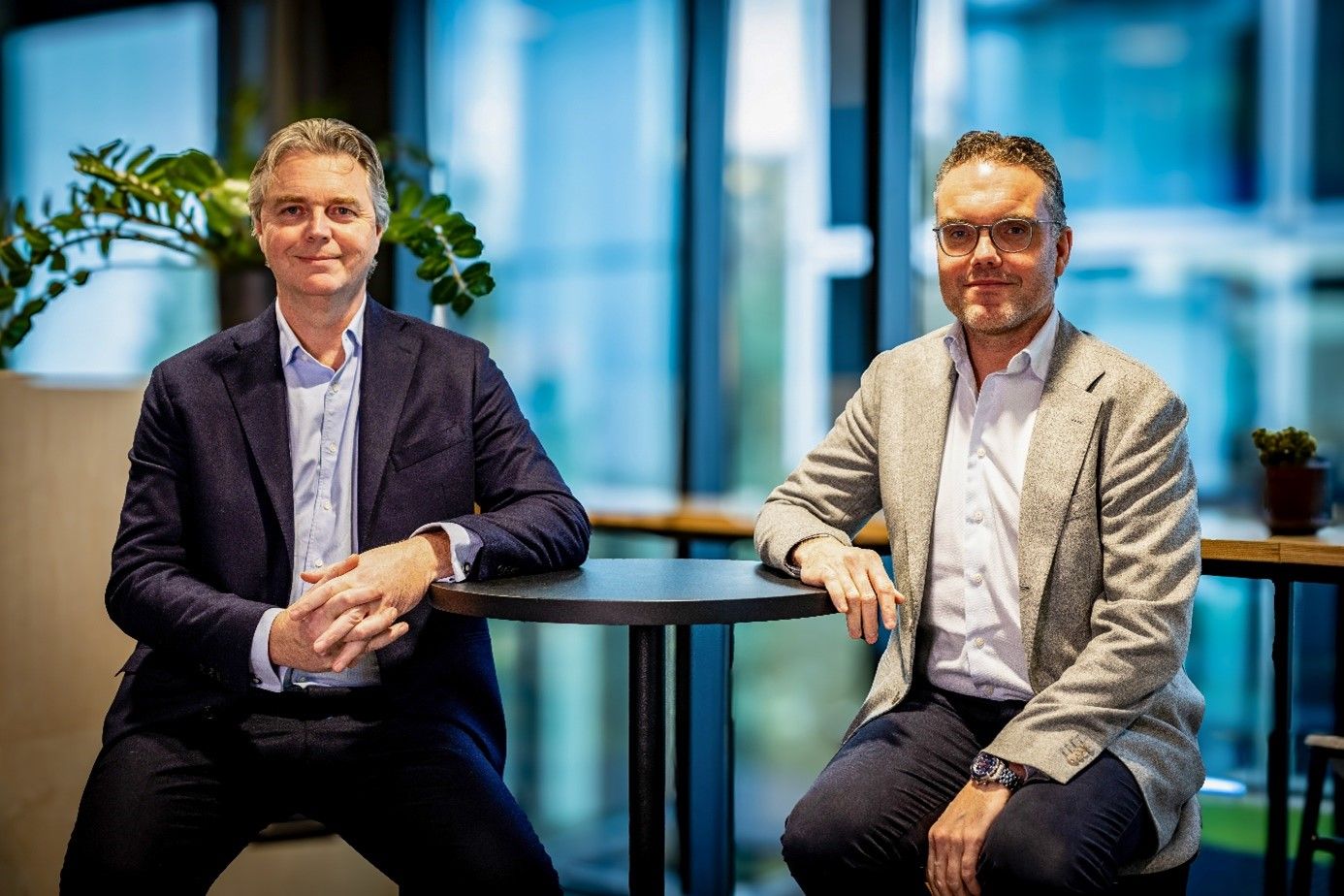 TMC-CEO Emmanuel Mottrie met de nieuwe CFO Jan-Pieter van Winsen, die overkomt van Randstad.