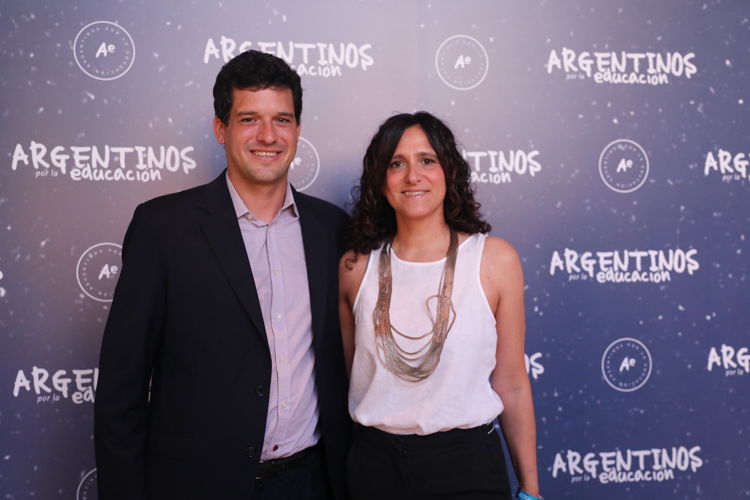 Ignacio Ibarzábal y María Cortelezzi, experta en educación