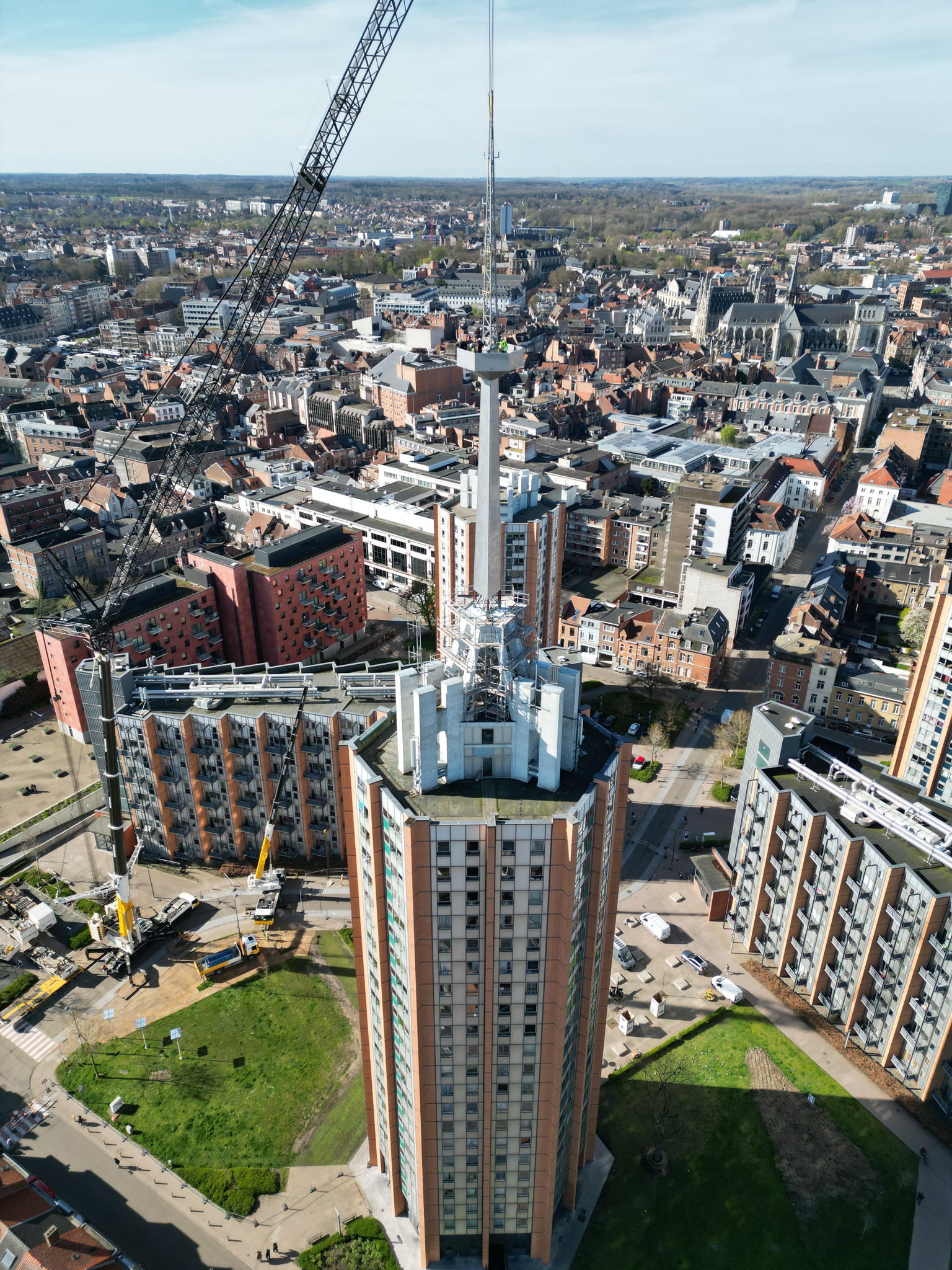 Renovatie torenspits SintMaartensdal