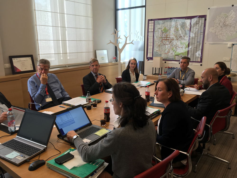 Symbolische overname van de leiding van het Executive Committee