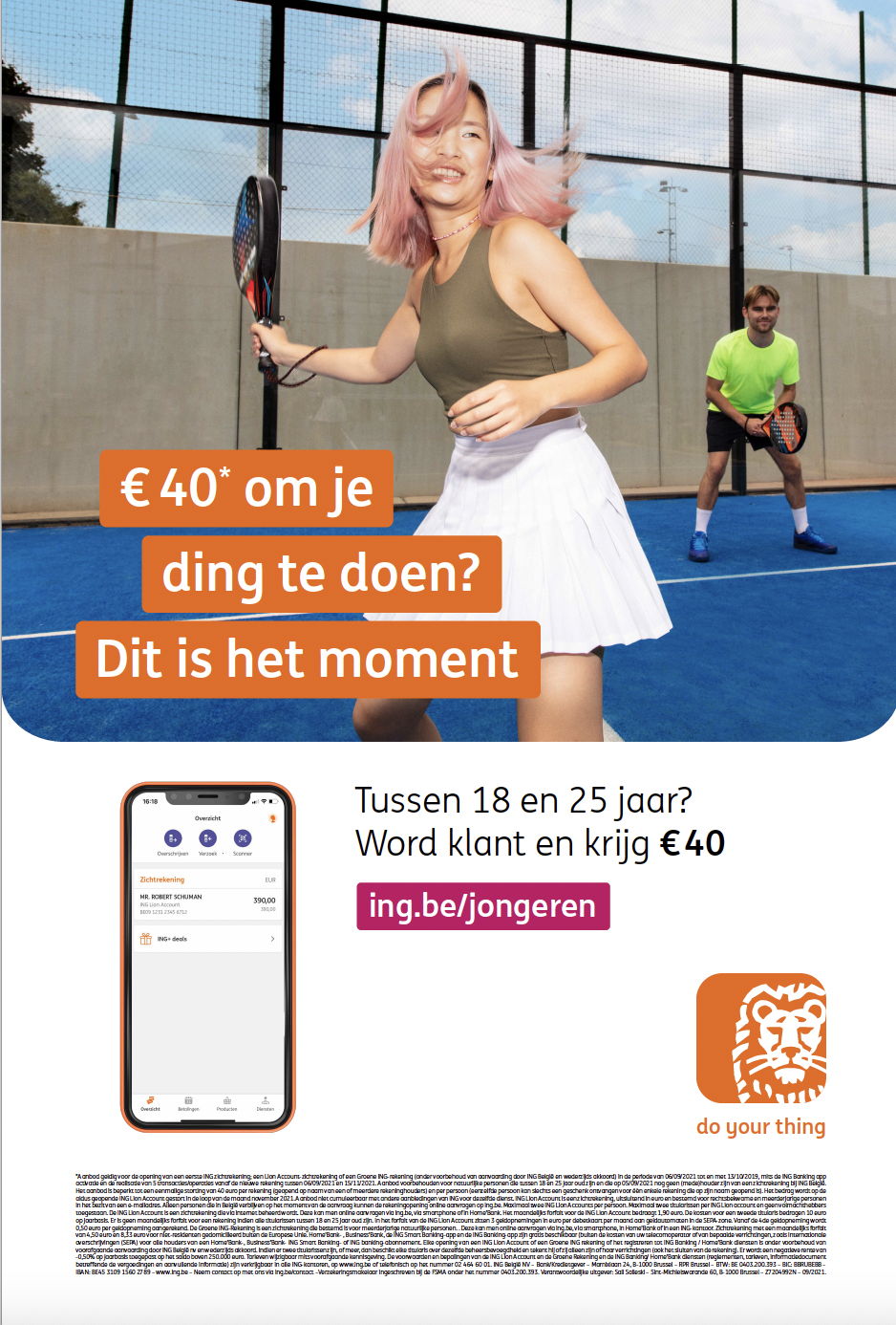 ING Youth - Affiche 3