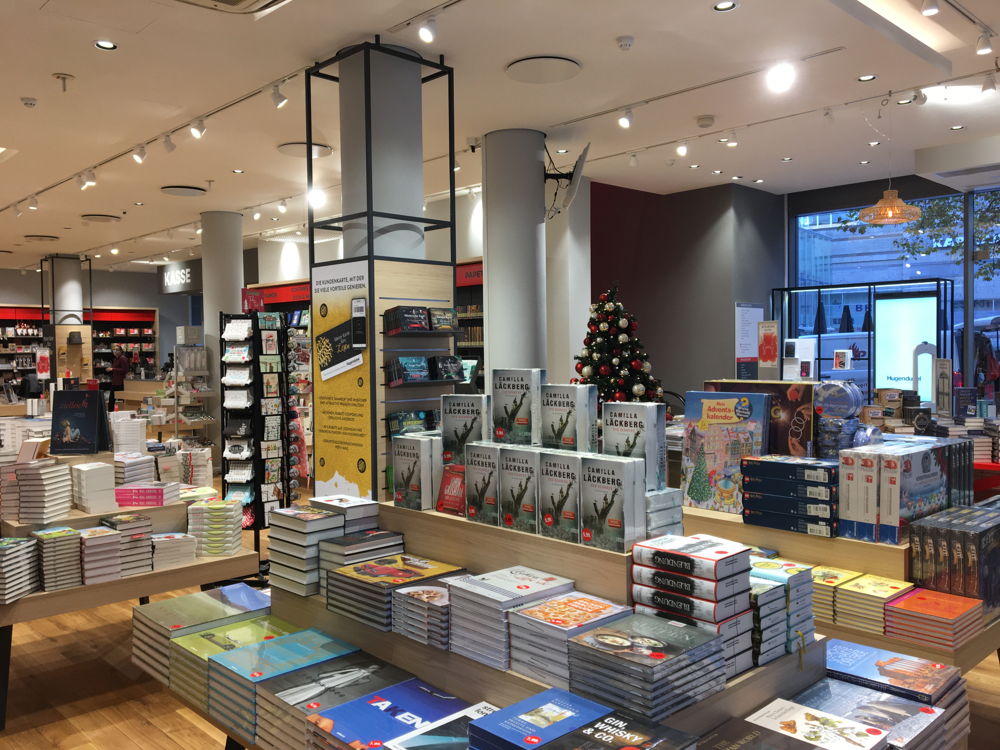 Die neue Hugendubel-Filiale in der Kirchgasse 47 in Wiesbaden