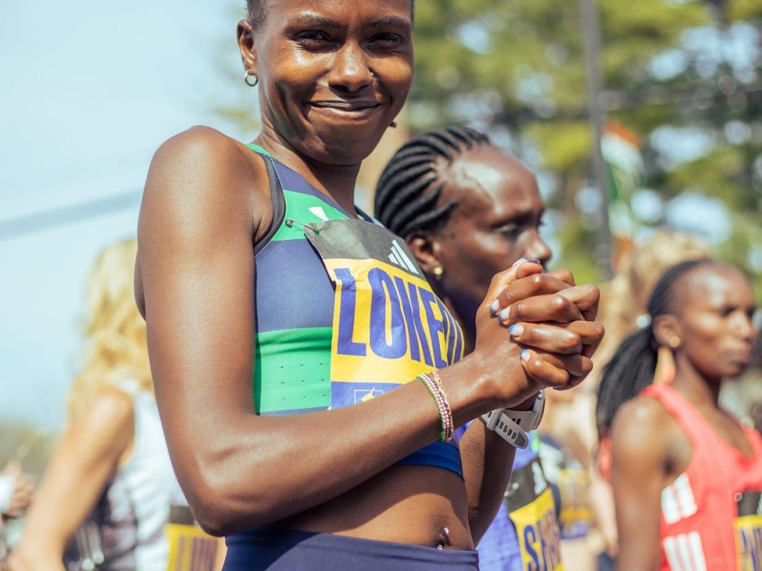 SHARON LOKEDI REGRESA AL PODIO DE BOSTON