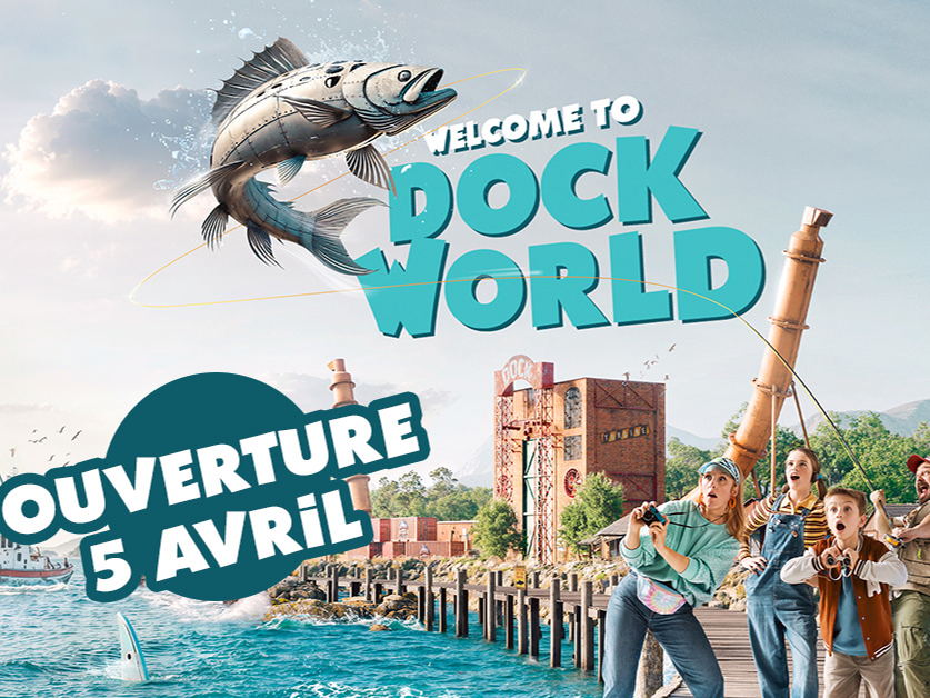 Walibi fête ses 50 ans et ouvre Dock World : une saison inédite commence !