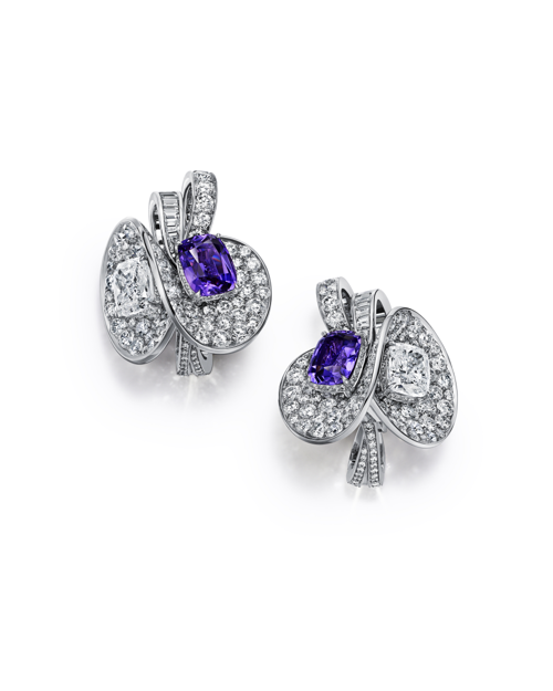 Tiffany & Co. - Unicorn Purple Sapphire Earrings