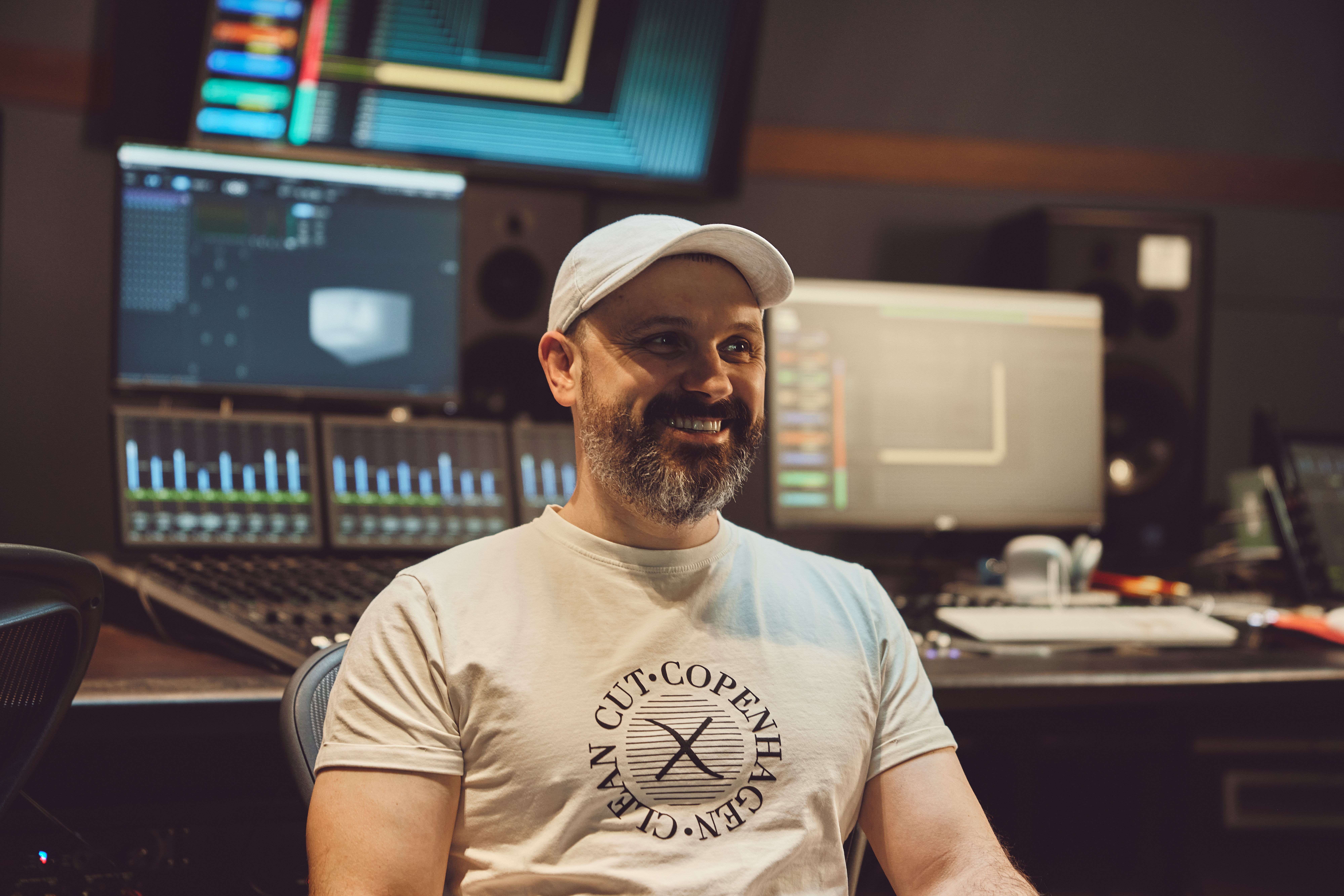 Audiomovers founder Igor Maxymenko at Abbey Road Studios, Gatehouse
