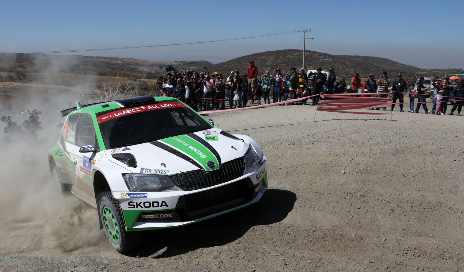 After re-starting Kalle Rovanperä and co-driver Jonne Halttunen (FIN/FIN) powered their ŠKODA FABIA R5 to four WRC 2 stage wins and moved up to 5th place of the category