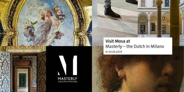 Mosa à l'exposition « Masterly - The Dutch in Milano »